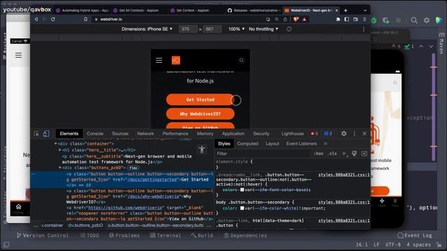 Automate IOS hybrid mobile apps using appium | identify using appium inspector смотреть онлайн