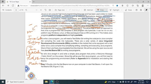 #1 INTRODUCTION TO JAVA| TERM 2| INFORMATION TECHNOLOGY CLASS-12| IT 802|UNIT-3FUNDAMENTALS OF JAVA смотреть онлайн