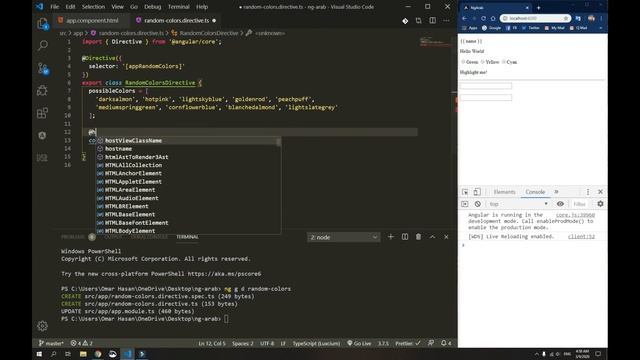 @Directive - Part 3 - @HostBinding | Master Angular Framework In Arabic смотреть онлайн