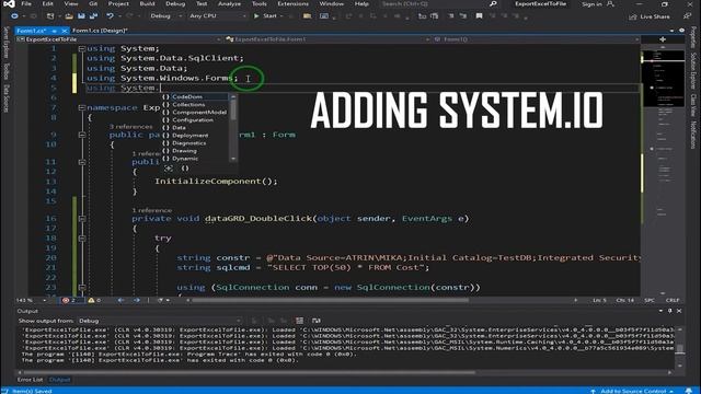 EXPORT DATAGRIDVIEW to a TEXT FILE in C# смотреть онлайн