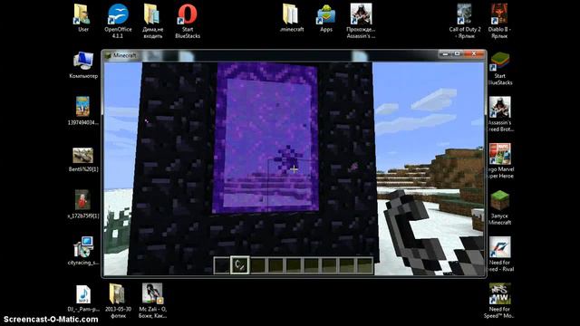 как сделать портал в ад без модов майнкрафт 1.5.2 смотреть онлайн