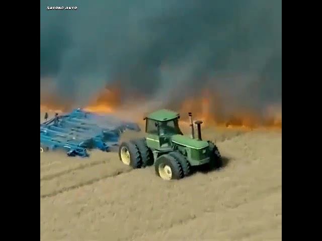 Фермер спасает свой урожай от пожара! смотреть онлайн