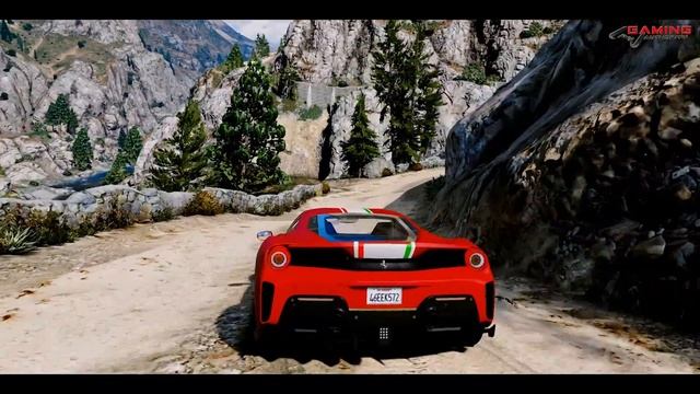 ► GTA 5 -2019 Ferrari 488 Pista ? Redux & MVGA Ultra Realistic Graphics - 60 FPS 4K смотреть онлайн