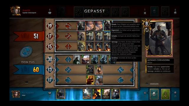 How to win a Gwent game [Scoia'tael] [Gwent: The witcher card game] смотреть онлайн