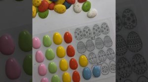 Пасхальные яйца из глазури