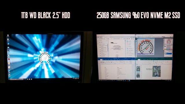 1TB Western Digital 2.5" HDD WD10JPLX Vs Samsung 960 EVO NVMe M2 250GB SSD MZ-V6E250BW смотреть онлайн