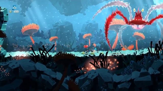 Rayman Legends - Back To Origins: Sea Of Serendipity 100% Walkthrough