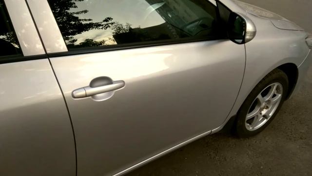 Результат виброизоляции передних и задних дверей Toyota Corolla 150