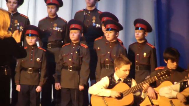 Кадетский казачий хор _"Станица"_и ансамбль_"Гармония"_Б.Окуджава_Виноградная косточка смотреть онлайн