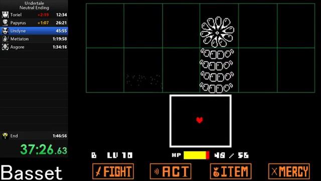 Undertale Neutral Route Speedrun - 1:14:42 смотреть онлайн