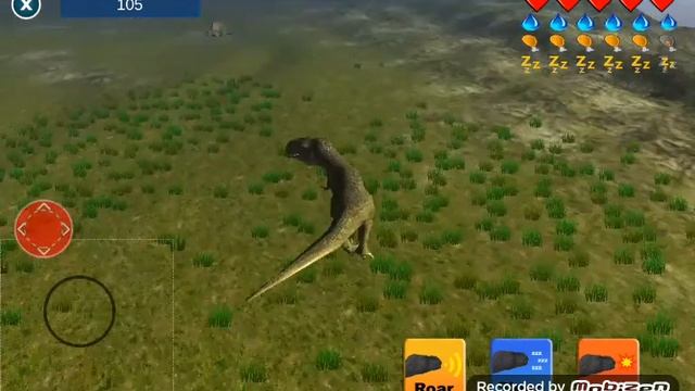 Начинаем играть в игру dinosaurs sim я выростил супер дино смотреть онлайн