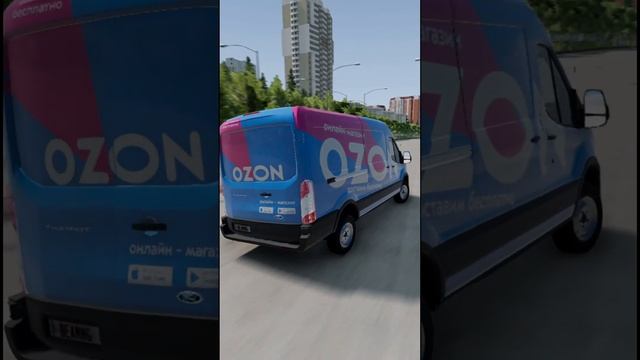 Теперь понятно, как доставляют озон в России ?| BeamNG Drive смотреть онлайн
