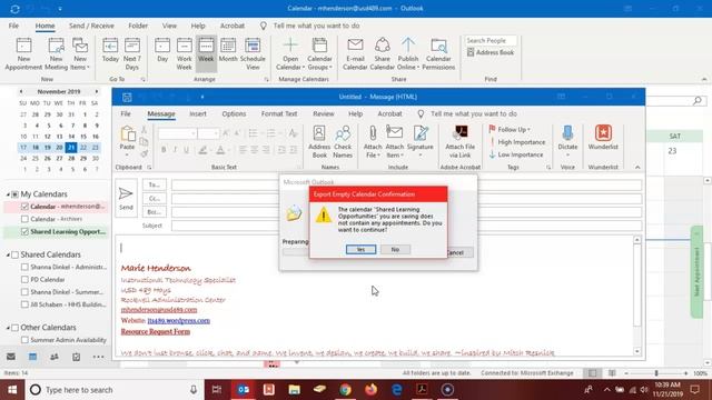 Outlook: Creating a Shared Calendar смотреть онлайн