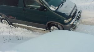 Mazda Bongo Friendee diesel 4wd подъём по снегу дизель легкое бездорожье