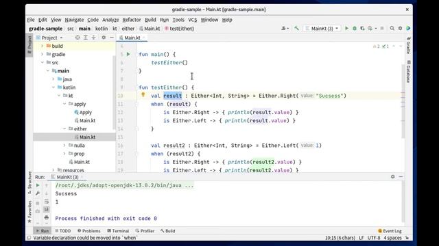 Kotlin Either Right Left смотреть онлайн