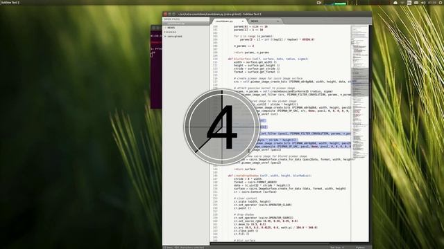separated 2-pass gaussian-blur in Python смотреть онлайн
