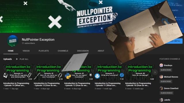 NullPointerException Channel Trailer смотреть онлайн