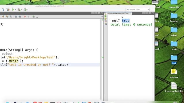 Demonstration of mkdir( ) and mkdirs( ) in Java смотреть онлайн