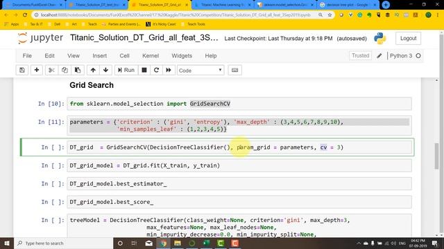 [Kaggle] Titanic Problem using Excel #15 - Decision Trees grid search| Kunaal Naik смотреть онлайн