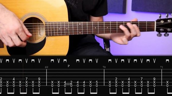 Radiohead - Jigsaw Falling Into Place (Acoustic Guitar lesson with TAB)