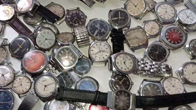 ЧАСЫ СССР 120 штук распродажа смотреть онлайн