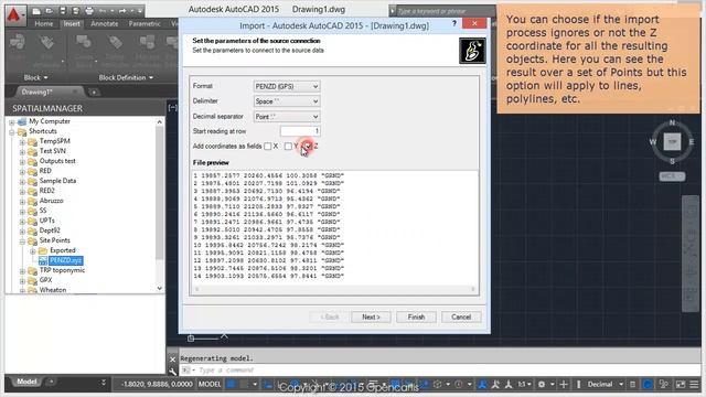 Choose 3D or 2D when importing (AutoCAD) - Spatial Manager™ Blog смотреть онлайн