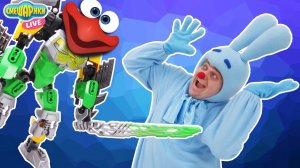 КРОШ и Смешарики: Новый робот Пина!