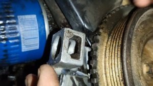 ВАЗ -обломился отломился лопнул кронштейн датчика коленвала поможет ли холодная сварка жидкие г Ч.1