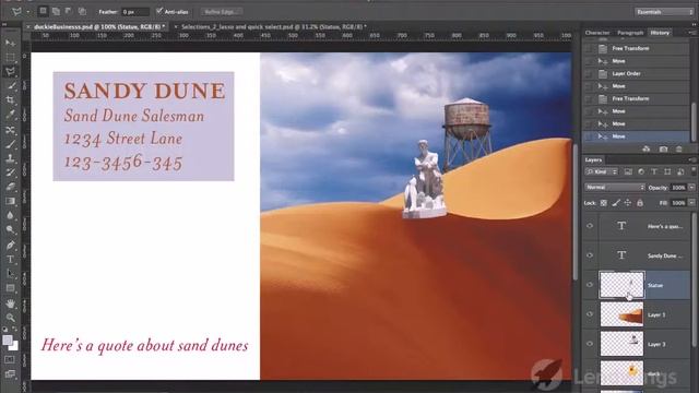 33 Используем выделение Photoshop CS6 смотреть онлайн