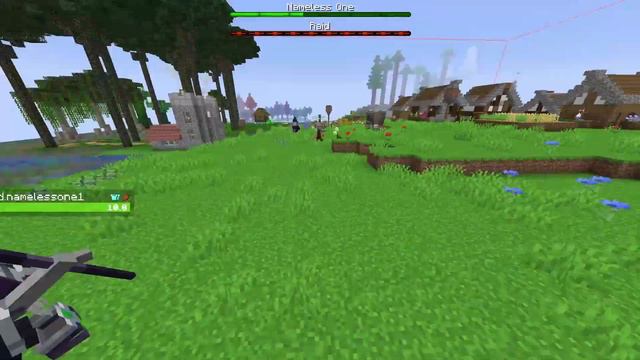 Can the Nameless one Defend against a REAL Vanilla Raid | Minecraft Mob Battle смотреть онлайн