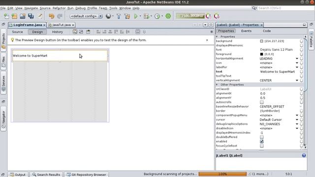 Java Swing GUI Login Dialog with NetBeans IDE смотреть онлайн