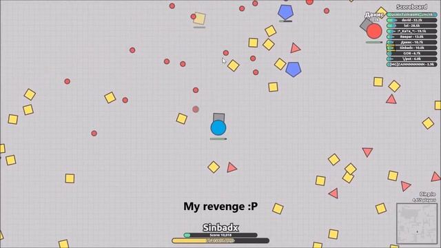 SNEAKY BULLET - Diep.io смотреть онлайн