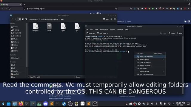 Steam Deck Installing Node and NPM смотреть онлайн