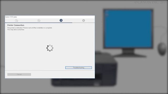 Connecting the printer and a computer via USB (GM2000 series) смотреть онлайн