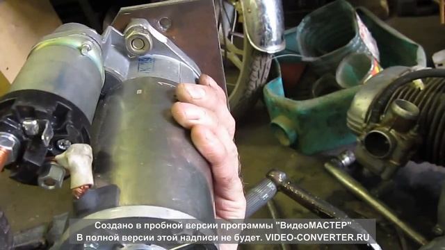 Установка электростартера на мотоцикл Урал.