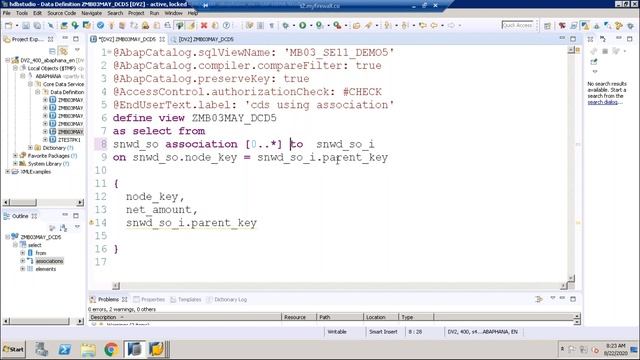 CDS - Part 2 Association, Association in path expression, Types of association, Cardinality etc.. смотреть онлайн
