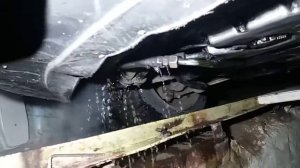 Слив антифриза тосола воды путем давления компрессора