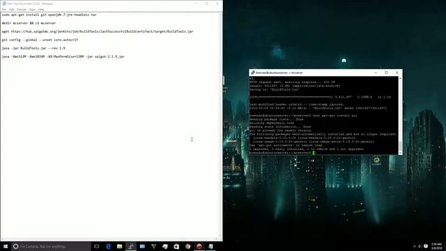 How to host a Spigot 1.9 minecraft server on Ubuntu Super Easy! смотреть онлайн