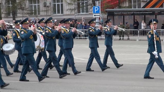 Пермский военный оркестр - День победы смотреть онлайн