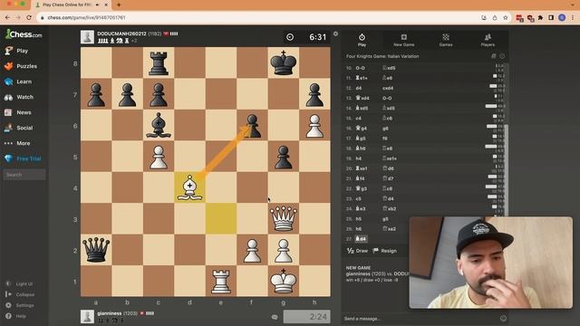 Day 103: Journey to 2000 ELO (Chess Games) - Playing chess in a train station смотреть онлайн