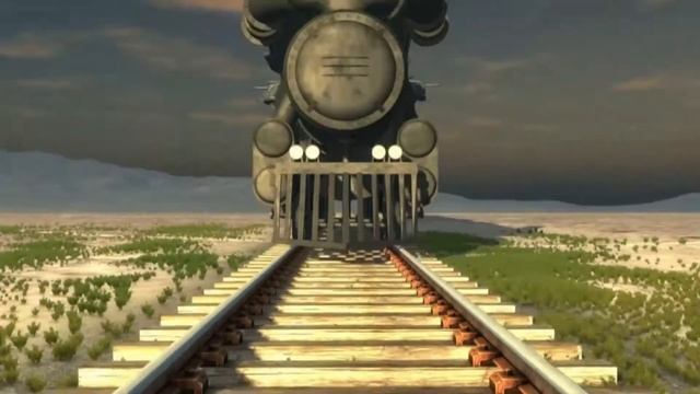 Aircraft Carrier Steam Train , Steampunk Design смотреть онлайн