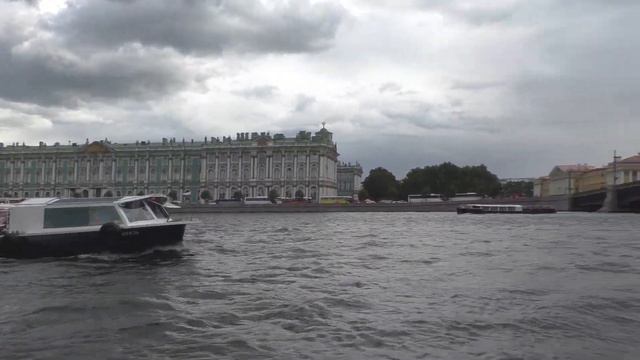 Водная экскурсия по акватории реки Фонтанка и Нева. 15 августа 2019 года смотреть онлайн