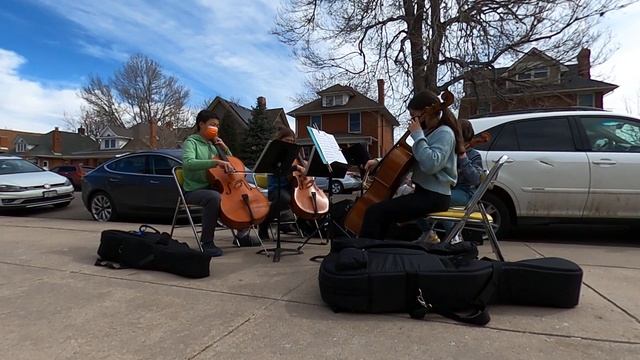 Cello Quartet at Coffee Shop - Flamenco Fantastico смотреть онлайн