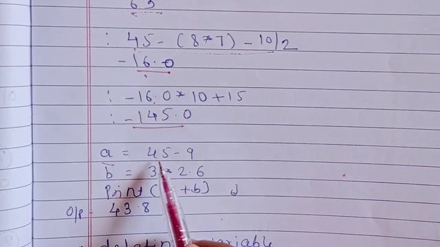 mathematical operations and deleting a variable in python @vaishaliburbure3091 смотреть онлайн