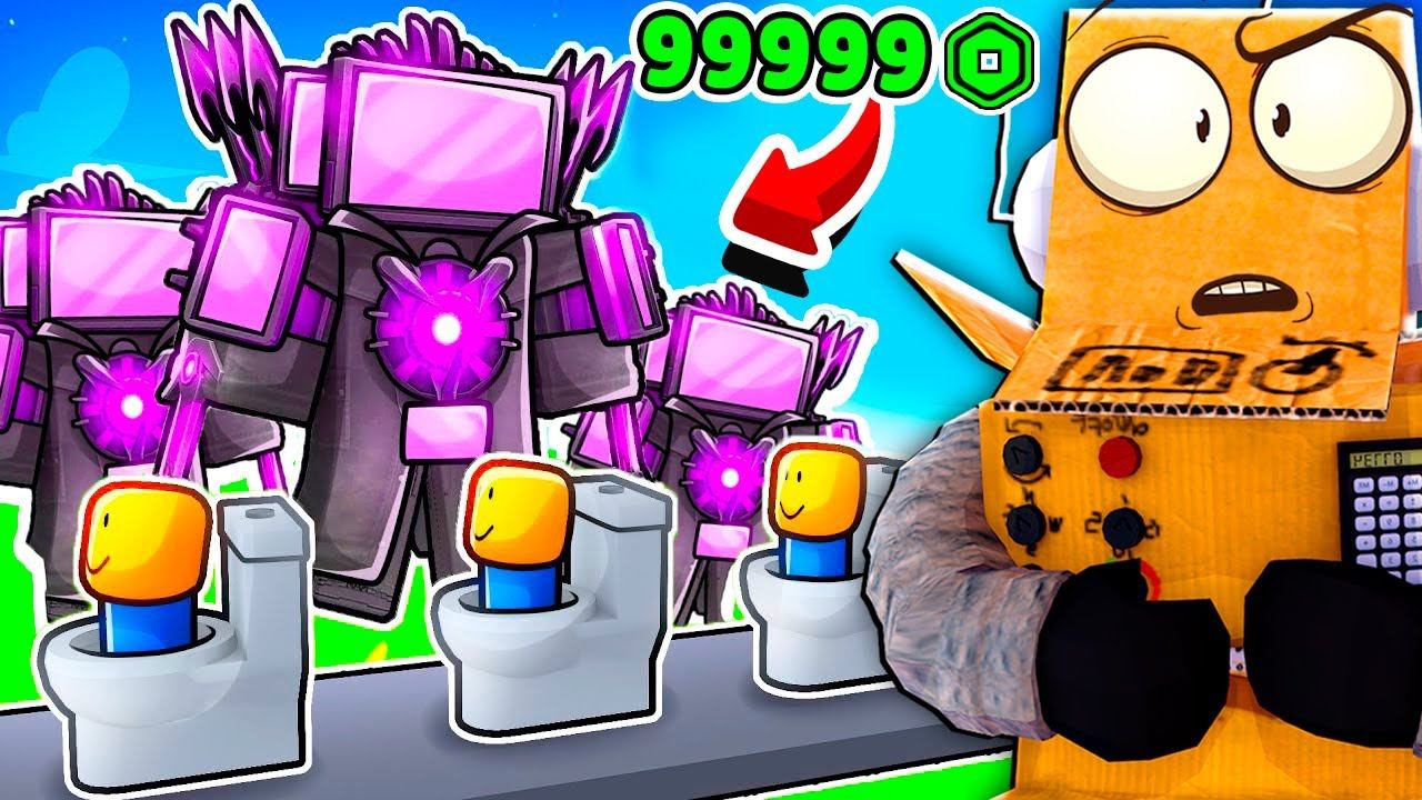 НОВЫЙ СКИБИДИ ТОВЕР ДЕФЕНС в РОБЛОКС! Roblox Skibidi Tower Defense смотреть онлайн