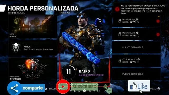 Gears 5 Top 5 personajes más usados en horda y sus cartas | Explicado смотреть онлайн