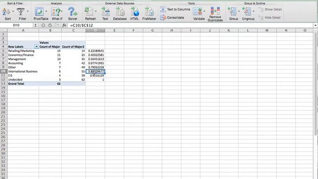 Pareto Chart (Mac Excel) смотреть онлайн