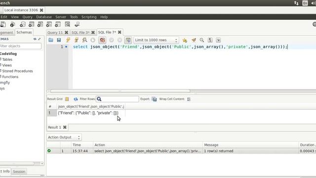MySQL 5.7: Create JSON string using mysql смотреть онлайн