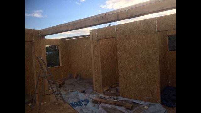 За 1 минуту всё строительство. Дом из сип панелей 9 на 9 смотреть онлайн