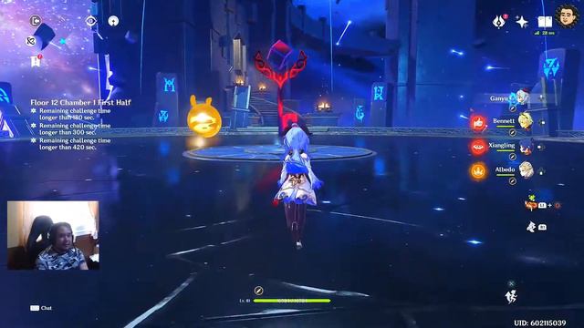 ( Budget player) Sucrose Main DPS 36 Star Spiral Abyss | Genshin Impact смотреть онлайн